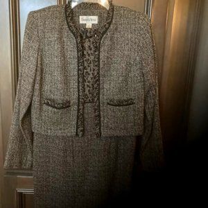 Danny & Nicole Long Sleeve Jacket Dress